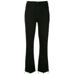 MOTHER The Hustler High-Rise Ankle Fray Jeans - Size 24